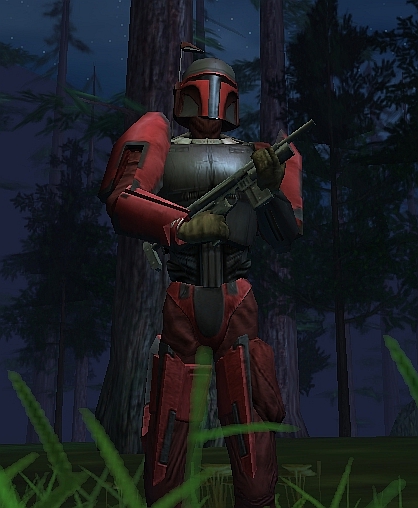 Daddy Fett in his Bounty Hunter glory days. . .